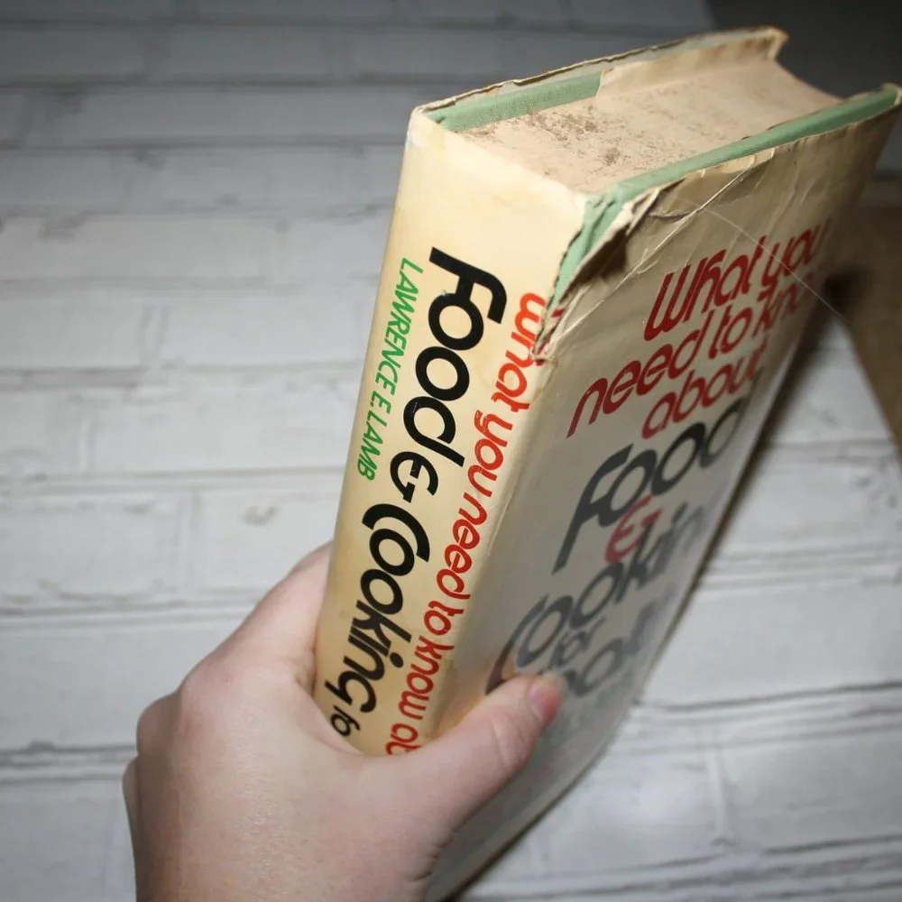 Vintage cookbook 1973 What you need to know about food & cooking for heart (Bc)